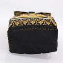 FENDI FENDACE ZUCCA Backpack Nylon Brown Gold Tone 7VZ066 Auth BA14600SAM-5