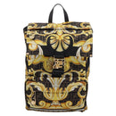 FENDI FENDACE ZUCCA Backpack Nylon Brown Gold Tone 7VZ066 Auth BA14600SAM-13