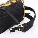 FENDI FENDACE ZUCCA Backpack Nylon Brown Gold Tone 7VZ066 Auth BA14600SAM-9