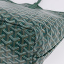 GOYARD Herringbone Saint Louis PM Tote Bag PVC Green Auth BA14601SM-14
