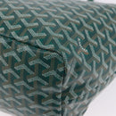 GOYARD Herringbone Saint Louis PM Tote Bag PVC Green Auth BA14601SM-16