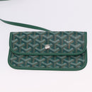 GOYARD Herringbone Saint Louis PM Tote Bag PVC Green Auth BA14601SM-19