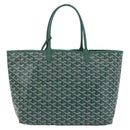 GOYARD Herringbone Saint Louis PM Tote Bag PVC Green Auth BA14601SM-13