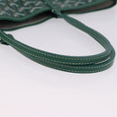 GOYARD Herringbone Saint Louis PM Tote Bag PVC Green Auth BA14601SM-7