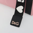 DOLCE&GABBANA Tote Bag Rubber Pink Black Auth BA14603M-14