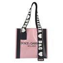 DOLCE&GABBANA Tote Bag Rubber Pink Black Auth BA14603M-2