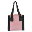 DOLCE&GABBANA Tote Bag Rubber Pink Black Auth BA14603M-3