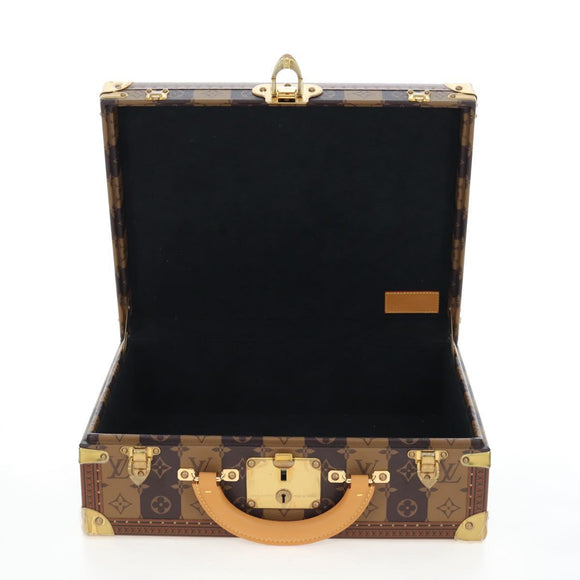 LOUIS VUITTON Monogram HUMAN MADE NIGO Cotoville 40 Trunk M20464 Auth BA14605SM