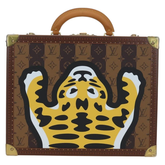 LOUIS VUITTON Monogram HUMAN MADE NIGO Cotoville 40 Trunk M20464 Auth BA14605SM