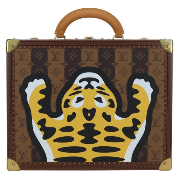 LOUIS VUITTON Monogram HUMAN MADE NIGO Cotoville 40 Trunk M20464 Auth BA14605SM