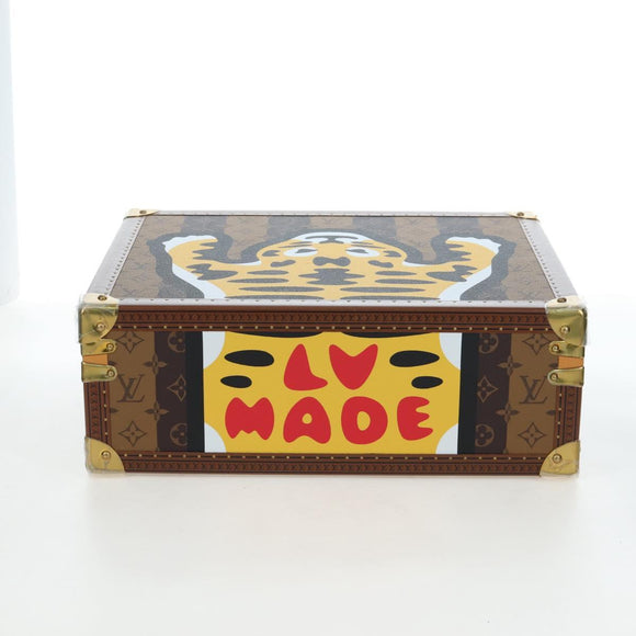 LOUIS VUITTON Monogram HUMAN MADE NIGO Cotoville 40 Trunk M20464 Auth BA14605SM