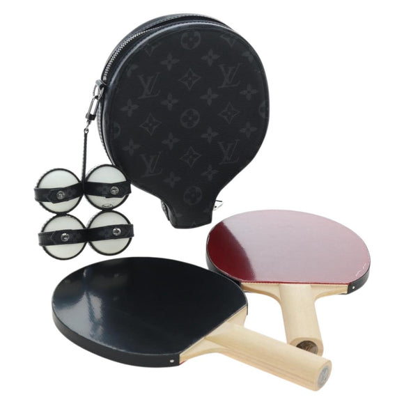 LOUIS VUITTON Monogram Eclipse Set Ping Pong James Club Case LV Auth BA14606SM