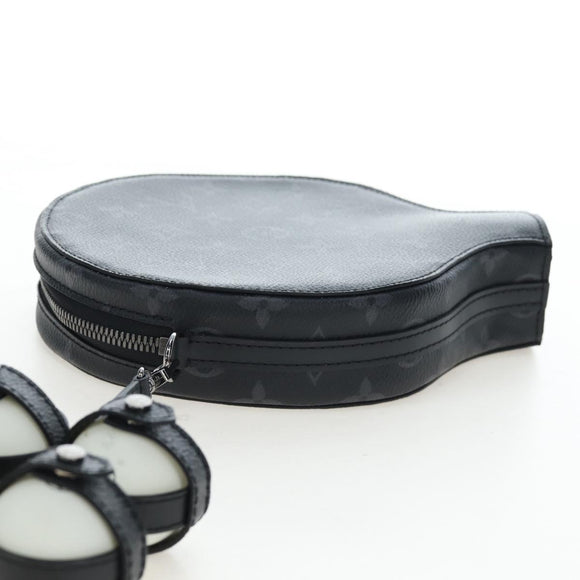 LOUIS VUITTON Monogram Eclipse Set Ping Pong James Club Case LV Auth BA14606SM