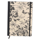 GUCCI Note Book Canvas Beige Black Auth BA14609M-13