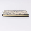 GUCCI Note Book Canvas Beige Black Auth BA14609M-3