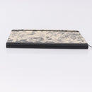 GUCCI Note Book Canvas Beige Black Auth BA14609M-4
