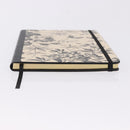 GUCCI Note Book Canvas Beige Black Auth BA14609M-6
