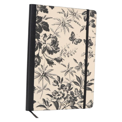 GUCCI NoteBook Canvas Beige Black Auth BA14610M