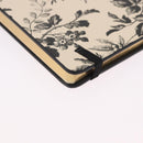 GUCCI NoteBook Canvas Beige Black Auth BA14610M-10