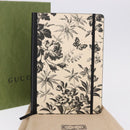 GUCCI NoteBook Canvas Beige Black Auth BA14610M-16