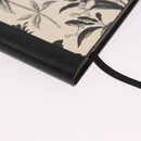 GUCCI NoteBook Canvas Beige Black Auth BA14610M-8