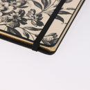 GUCCI NoteBook Canvas Beige Black Auth BA14610M-9