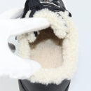 HERMES Day Kelly Buckle Sneakers Leather Black White Auth BA14611SAM-12