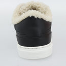 HERMES Day Kelly Buckle Sneakers Leather Black White Auth BA14611SAM-17