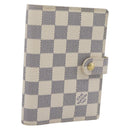 LOUIS VUITTON Damier Azur Agenda PM Day Planner Cover R20706 LV Auth BA14612V-1