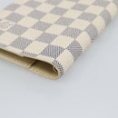 LOUIS VUITTON Damier Azur Agenda PM Day Planner Cover R20706 LV Auth BA14612V-10