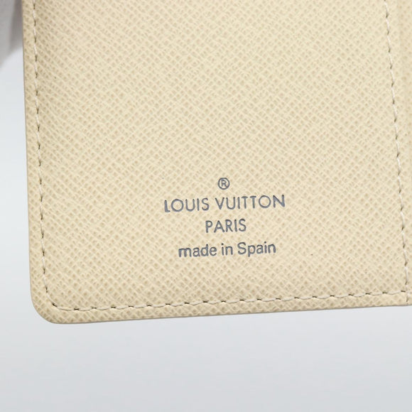 LOUIS VUITTON Damier Azur Agenda PM Day Planner Cover R20706 LV Auth BA14612V