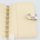 LOUIS VUITTON Damier Azur Agenda PM Day Planner Cover R20706 LV Auth BA14612V-15