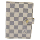 LOUIS VUITTON Damier Azur Agenda PM Day Planner Cover R20706 LV Auth BA14612V-2