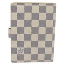 LOUIS VUITTON Damier Azur Agenda PM Day Planner Cover R20706 LV Auth BA14612V-3