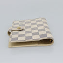 LOUIS VUITTON Damier Azur Agenda PM Day Planner Cover R20706 LV Auth BA14612V-6