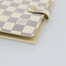 LOUIS VUITTON Damier Azur Agenda PM Day Planner Cover R20706 LV Auth BA14612V-8