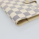 LOUIS VUITTON Damier Azur Agenda PM Day Planner Cover R20706 LV Auth BA14612V-9