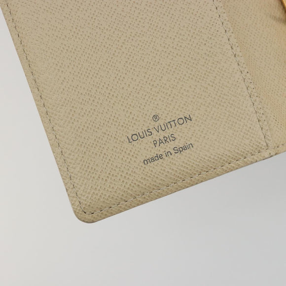 LOUIS VUITTON Damier Azur Agenda PM Day Planner Cover R20706 LV Auth BA14613V