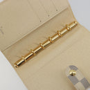 LOUIS VUITTON Damier Azur Agenda PM Day Planner Cover R20706 LV Auth BA14613V-17