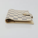 LOUIS VUITTON Damier Azur Agenda PM Day Planner Cover R20706 LV Auth BA14613V-7