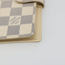 LOUIS VUITTON Damier Azur Agenda PM Day Planner Cover R20706 LV Auth BA14613V-8