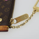 LOUIS VUITTON Monogram Cherry Blossom Pochette Cles Purse M92015 Auth BA14614A-9