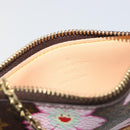 LOUIS VUITTON Monogram Cherry Blossom Pochette Cles Purse M92015 Auth BA14614A-10