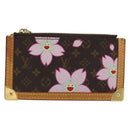 LOUIS VUITTON Monogram Cherry Blossom Pochette Cles Purse M92015 Auth BA14614A-13