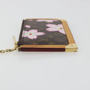 LOUIS VUITTON Monogram Cherry Blossom Pochette Cles Purse M92015 Auth BA14614A-4