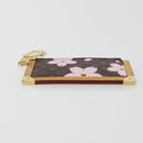 LOUIS VUITTON Monogram Cherry Blossom Pochette Cles Purse M92015 Auth BA14614A-6