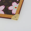 LOUIS VUITTON Monogram Cherry Blossom Pochette Cles Purse M92015 Auth BA14614A-7