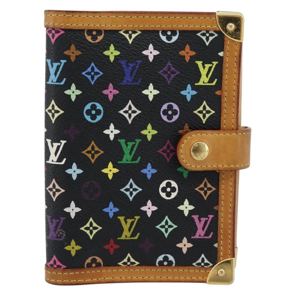 LOUIS VUITTON Monogram Multicolor Agenda PM Planner Cover R20895 LV Auth BA14615