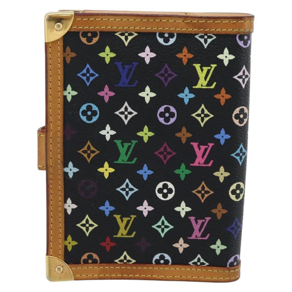 LOUIS VUITTON Monogram Multicolor Agenda PM Planner Cover R20895 LV Auth BA14615