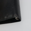 LOUIS VUITTON Epi Electric Agenda MM Day Planner Cover Black R2004N Auth BA14616-10